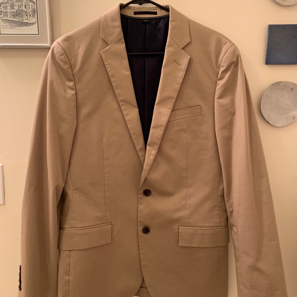 Men’s J. Crew Khaki Suit Coat